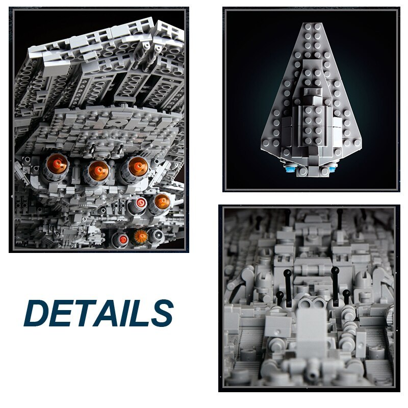 [Pre-Sale available on 3th Sep.]Mould King 13134 Movie & Game Star Wars Executor class Star Dreadnought 7588pcs Bricks Toys from USA Delivery.