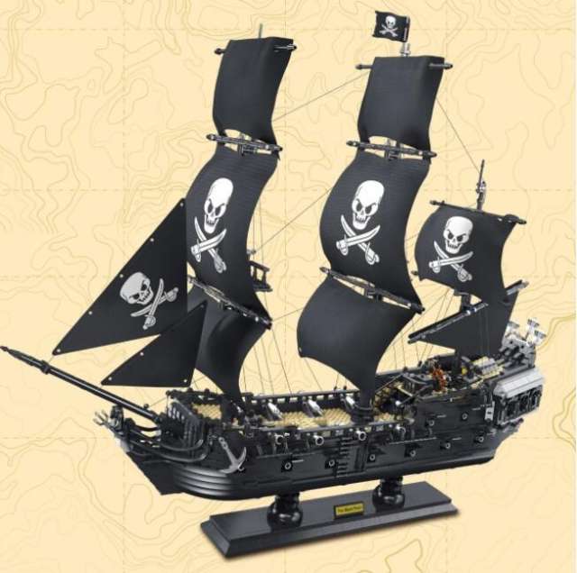[Pre-Sale available on 3th Sep.]DK6001 Movie Pirates The Black Pearl Ship Building Blocks 3423pcs Bricks Toys From USA Delivery.