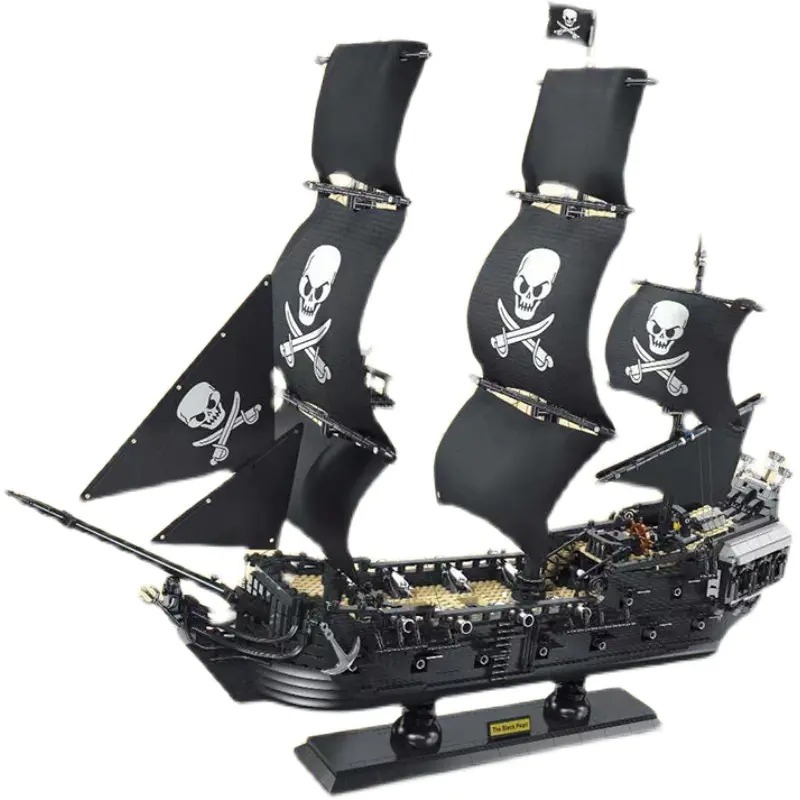 [Pre-Sale available on 3th Sep.]DK6001 Movie Pirates The Black Pearl Ship Building Blocks 3423pcs Bricks Toys From USA Delivery.