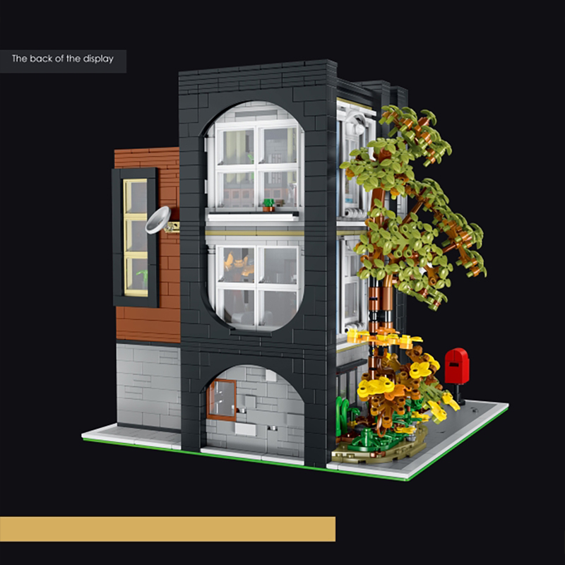 Mork 10205 Modular Buildings Modern villa Building Blocks 9 in 1 3300pcs Bricks Toys Gift from China Delivery.