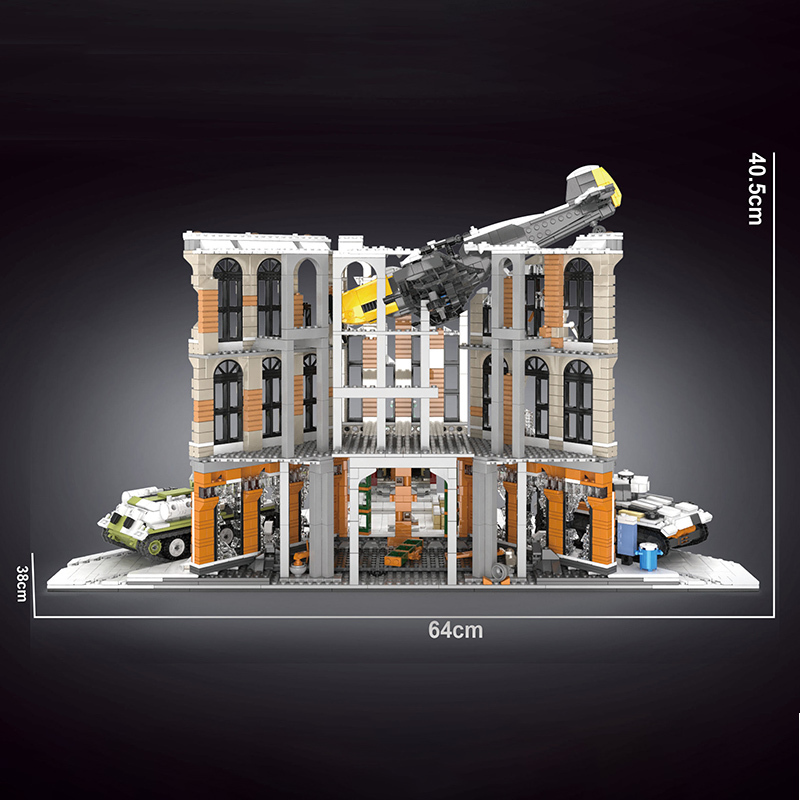 PANGU PG12007 MOC Military Moscow Defense War Building Blocks 3718pcs Bricks Toys From Europe 3-7 Days Delivery