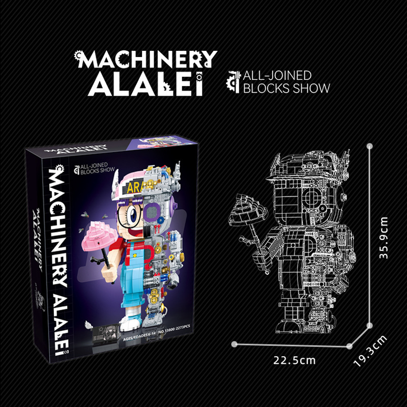 No Brand 13800 Movie&Game Machinery Alalei Building Blocks Cyborg Bricks 2273pcs From China Delivery.