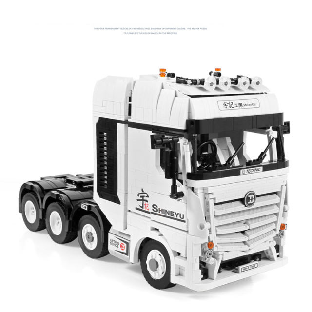 YC-QC007 Technic 1:10 Motor Fully RC Benz ACTROS 4163 Car Building Blocks 2949pcs Bricks Toys From China Delivery.