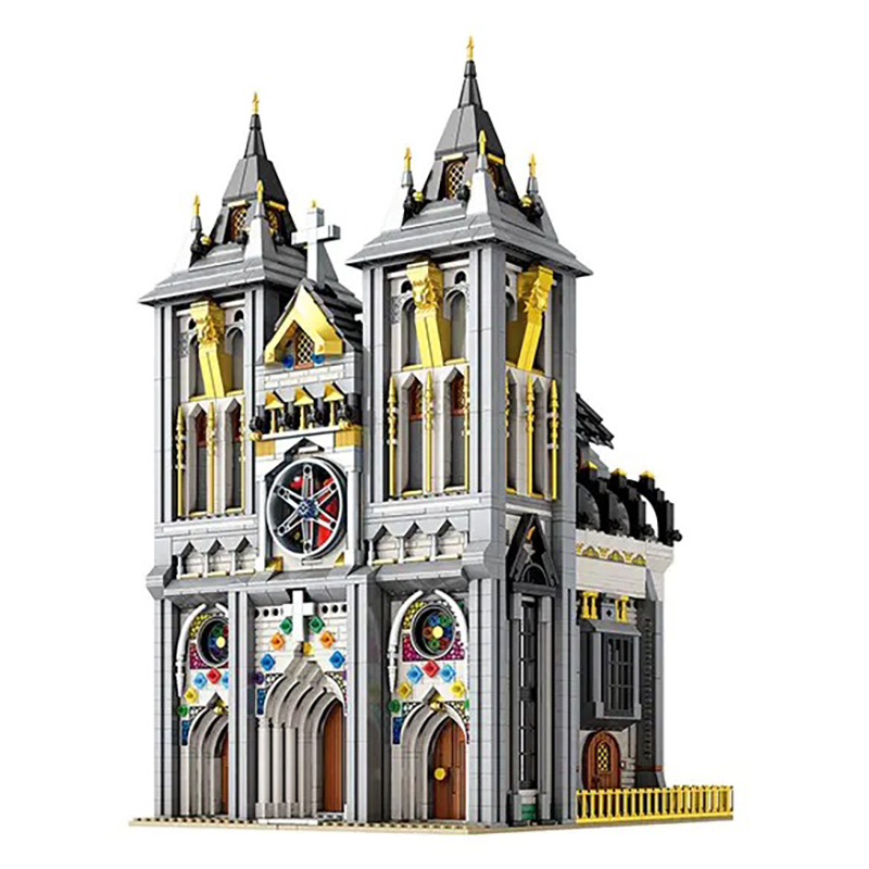 Reobrix 66027 Modular Buildings European Centur Churches Building Blocks 3468pcs Bricks Toys From China Delivery.