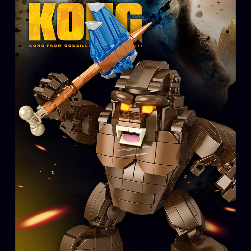 PANLOS 687302 Movie & Game King Kong Building Blocks 566pcs BricksToys From China Delivery.