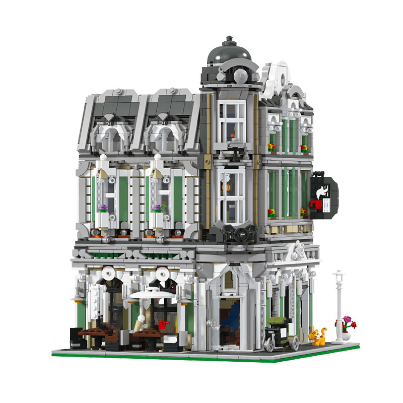 JIESTAR 89100 City Street Jazz coffee shop building blocks 3369pcs Toys For Gift ship from China