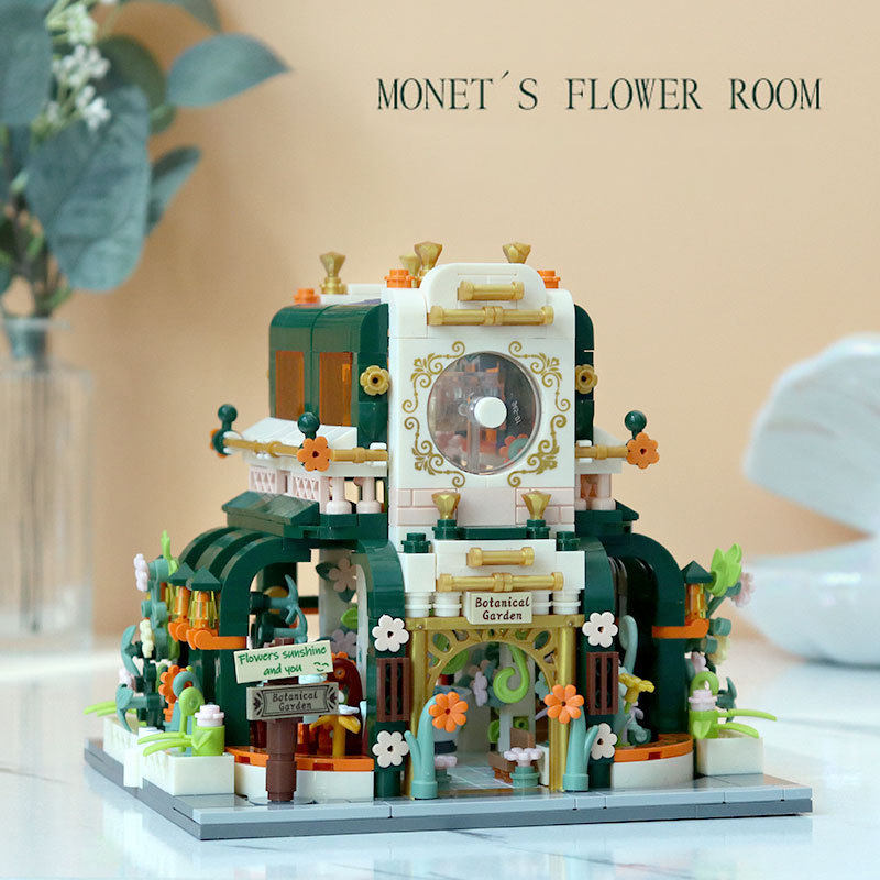 JAKI 2362 Creator Monet's flower room Building Blocks 502pcs Bricks Toys From China Delivery.