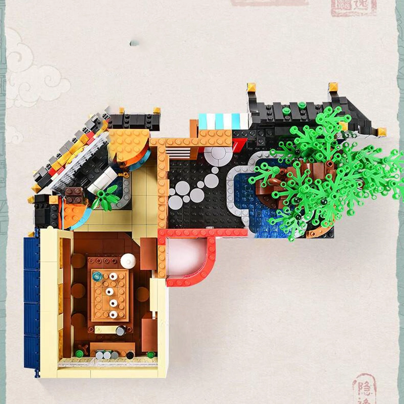 Keeppley K18003 Creator Expert New Chinese Style Streetscape Buildings Blocks 1962pcs Bricks Toys from China Delivery.