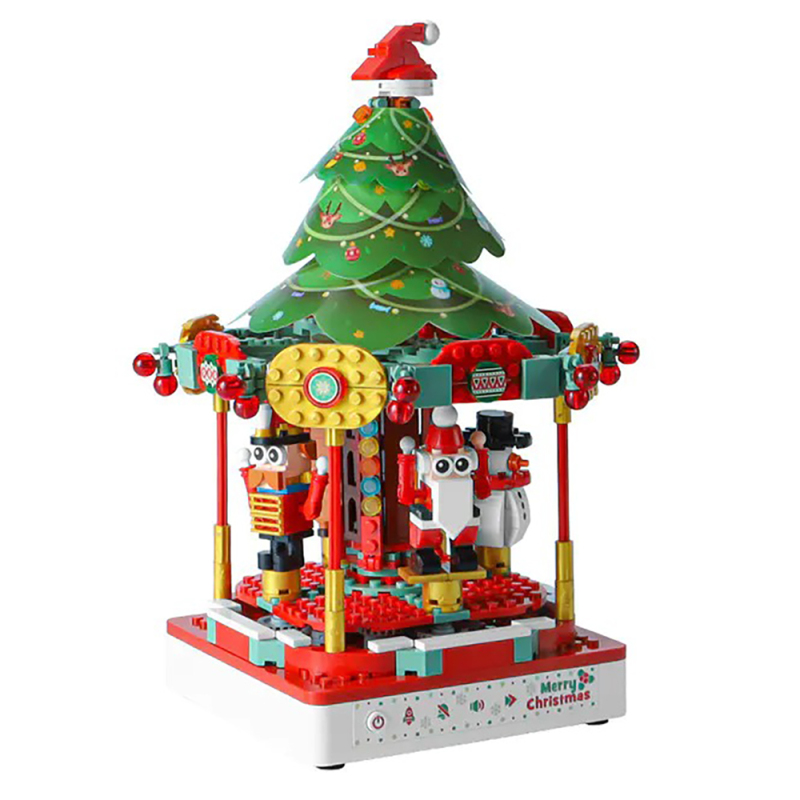 JAKI 1365 Creator Christmas DIY Music Box Christmas Fiesta Building Blocks 543pcs Bricks Toys from China Delivery.