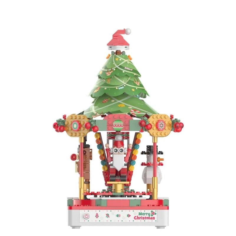 JAKI 1365 Creator Christmas DIY Music Box Christmas Fiesta Building Blocks 543pcs Bricks Toys from China Delivery.