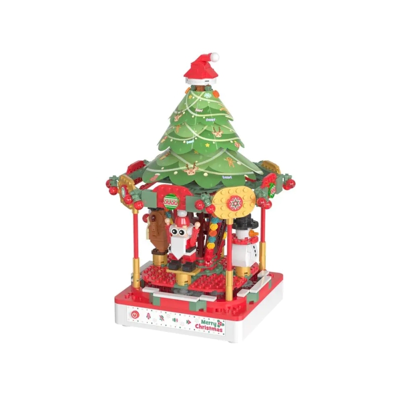 JAKI 1365 Creator Christmas DIY Music Box Christmas Fiesta Building Blocks 543pcs Bricks Toys from China Delivery.