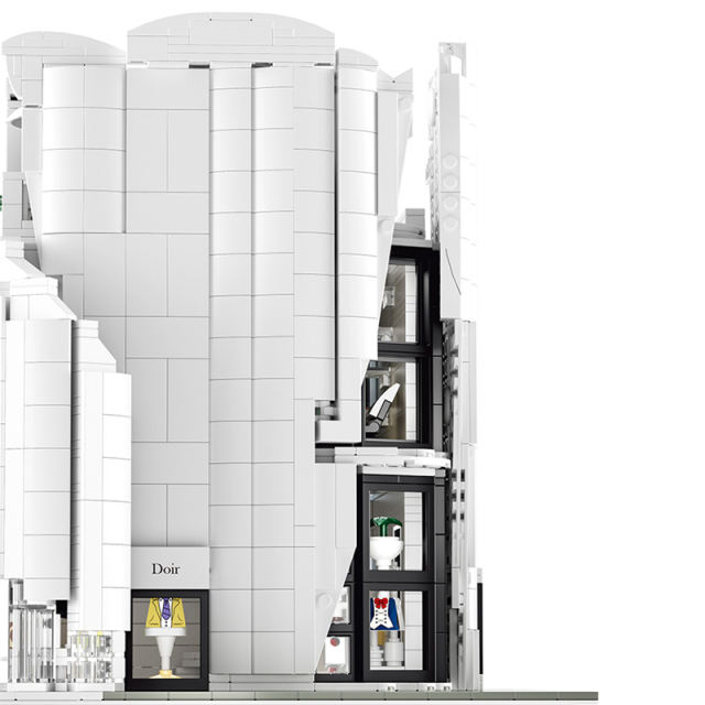 {Pre-Sale Available on 10th Oct.}Lisong 88001 Modular Buildings Luxury Flagship Store with Light Building Blocks 3028pcs Toys From Europe Delivery.