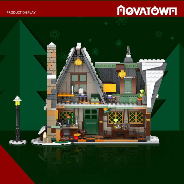 Mould King 16049 Creator Christmas Cottage Building Blocks 766pcs Bricks Toys Gift From China Delivery.