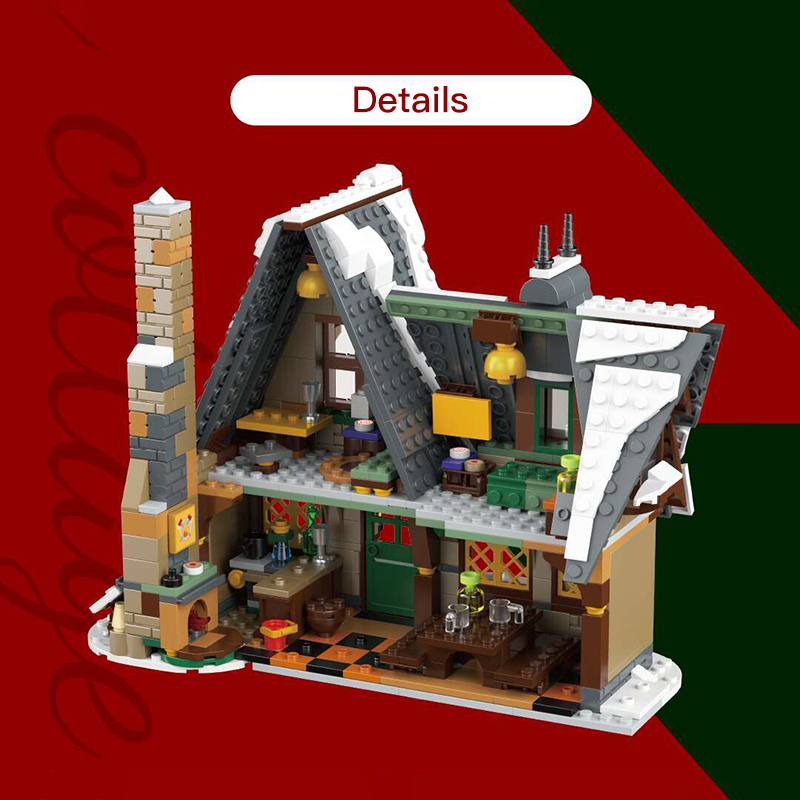 Mould King 16049 Creator Christmas Cottage Building Blocks 766pcs Bricks Toys Gift From China Delivery.