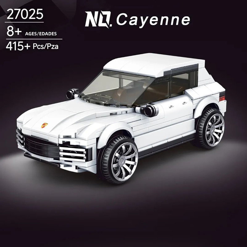 MOULD KINNG 27025 Technic Speed Champions Porsche Cayenne Racers Car Building Blocks 415pcss Bricks toys From China Delivery.