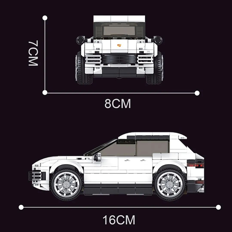 MOULD KINNG 27025 Technic Speed Champions Porsche Cayenne Racers Car Building Blocks 415pcss Bricks toys From China Delivery.