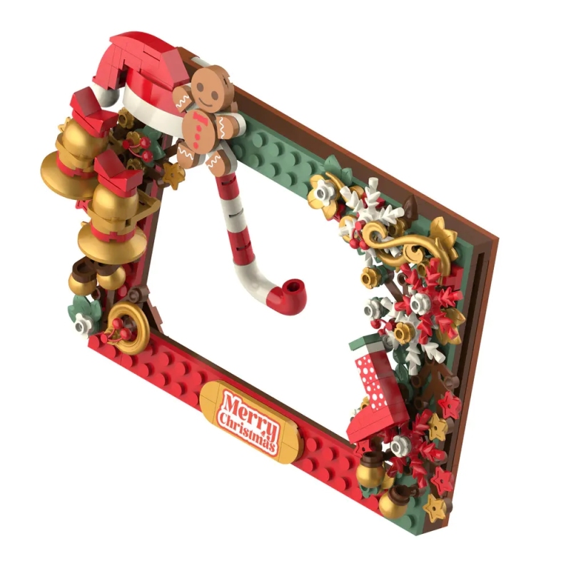 JAKI 5107 Creator Christmas photo frame FunDesk Building Blocks 163pcs Bricks Toys From China Delivery.