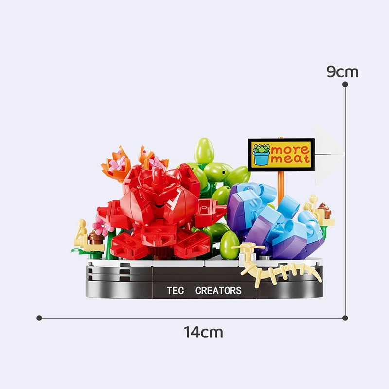 DK6011 Creator Forever Colorful Plant building blocks 274pcs Bricks Toys From China Delivery.