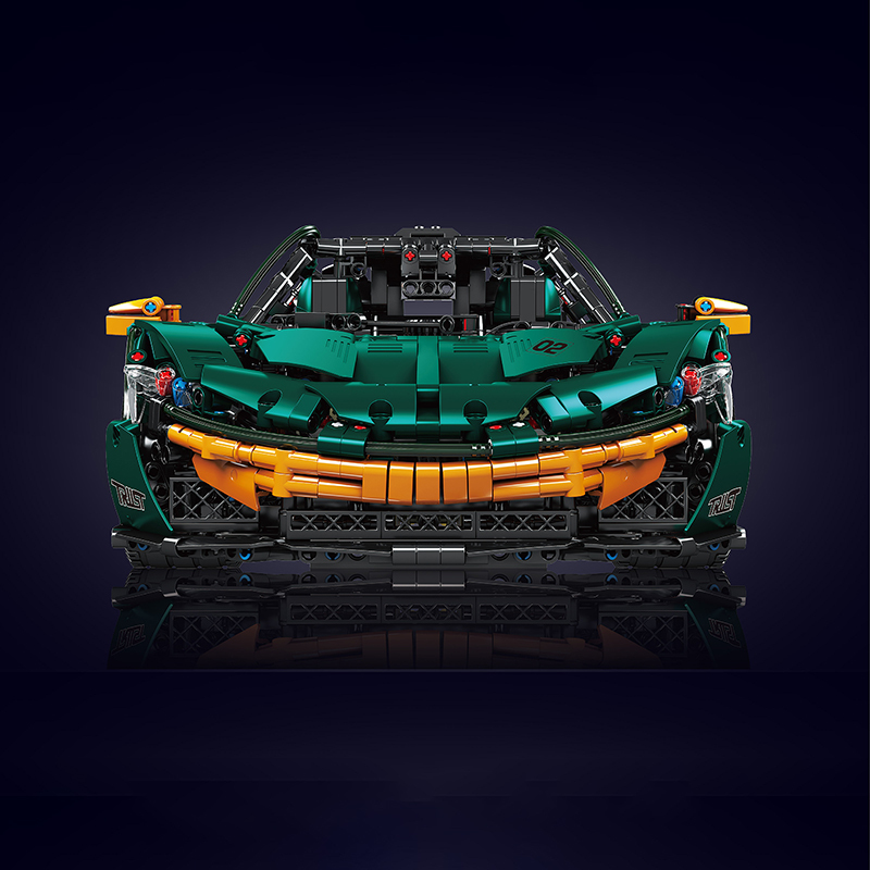 MOULD KING 13091 Technic Green McLaren P1 hypercar Sports Car Building Blocks 3268pcs Bricks Toys from China Delivery.