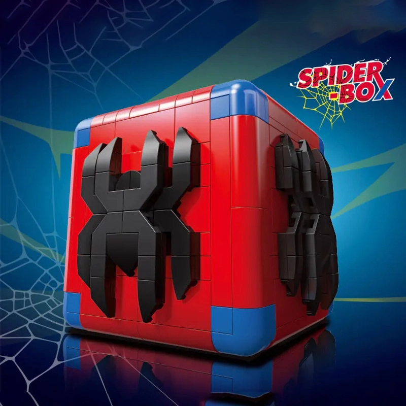 JIESTAR 92501 Creator Super Spider Box Building Blocks 800pcs Bricks Game Toys From China Delivery.