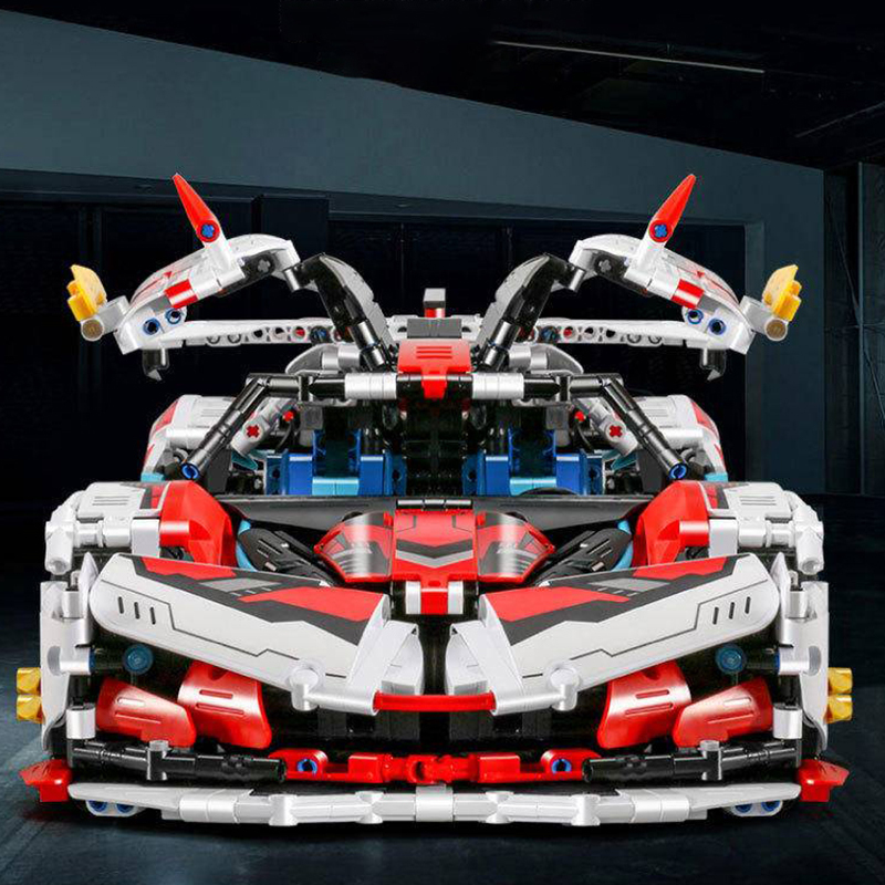 IM.Master 9809 Technic Drift Sports Car Building Blocks 2732pcs Bricks Toys 1:10 From China Delivery.