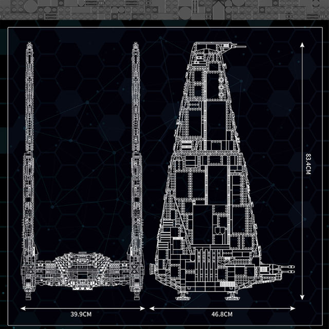 (Pre-sale Available on 20th Oct.)Mould King 21011 Star Wars UCS Command Shuttle (Upsilon Shuttle) Building Blocks 6860pcs Bricks Toys from China Delivery.