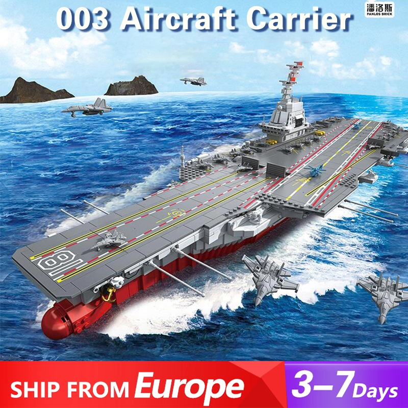 (Pre-sale Available on 20th Oct.)PANLOS 688014 MOC Military 003 Aircraft Carrier Building Blocks 3126pcs Bricks Toys From Europe 3-7 days