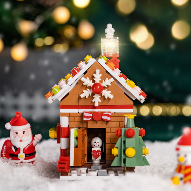 JAKI JK5108 JK5109 JK5110 JK5111 Christmas Gift Christmas Building Blocks Toys From China Delivery.