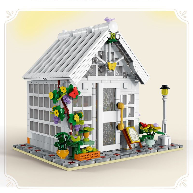 Mork 031061 Creator Flower Shop Building Blocks 1593pcs Bricks Toys From China Delivery.