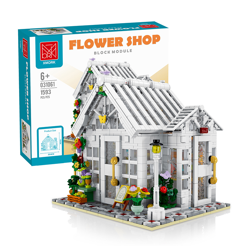 Mork 031061 Creator Flower Shop Building Blocks 1593pcs Bricks Toys From China Delivery.