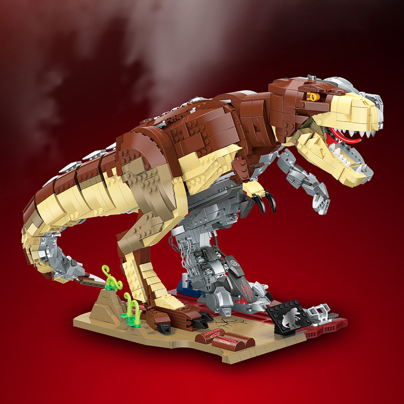 LiNoos(ZHEGAO) LN4100 Creator Expert Semi Mechanical Tyrannosaurus Rex Building Blocks 1954pcs Bricks Toys From China Delivery.