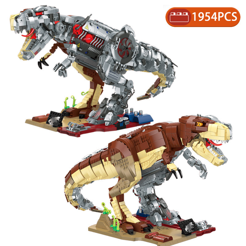 LiNoos(ZHEGAO) LN4100 Creator Expert Semi Mechanical Tyrannosaurus Rex Building Blocks 1954pcs Bricks Toys From China Delivery.