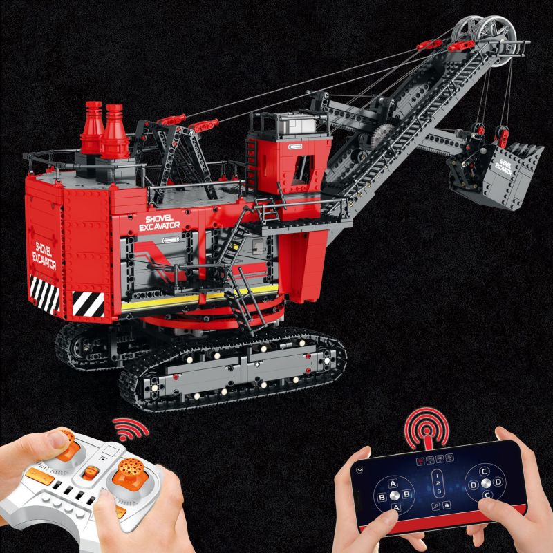Reobrix 22014 Technic Motor Front shovel rope excavator Building  Blocks 3170pcs Bricks Toys From China Delivery.