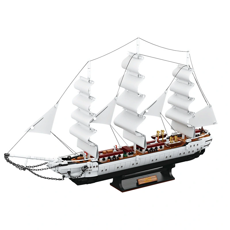 (Pre-sale) Forange FC6006 Pirates White Swan Ship Building Blocks 1672pcs Bricks Toys From China Delivery.