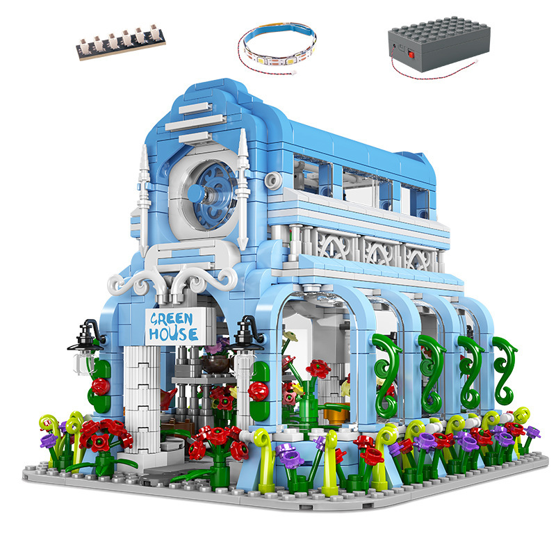 Mould King 16048 Creator Expert Modular Buildings Botanical Garden Building Blocks 1289pcs Bricks Toys From China Delivery.