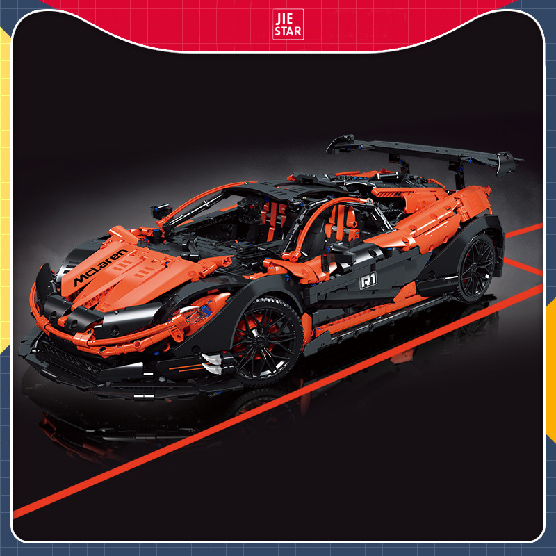 JIESTAR 91104 Technic Motor 1:8 McLaren Super Car P1 Sports Car Building Blocks 3316pcs Bricks Toys From China Delivery.