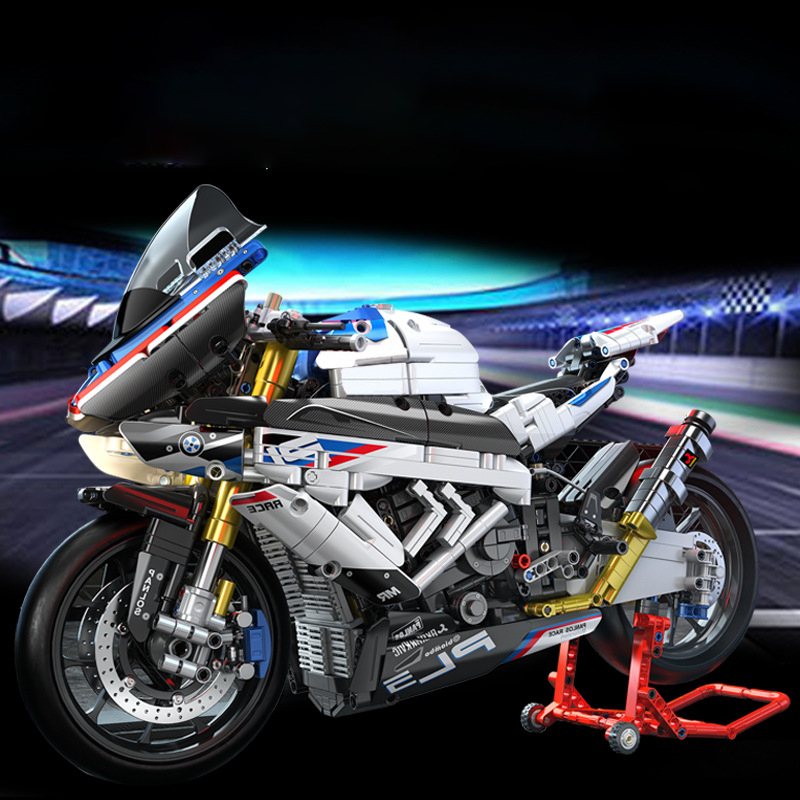 PANLOS 672102 Technic 1:5 BMW HP4 Race Motorcycle Building Blocks 1972pcs Bricks Toys From China Delivery.