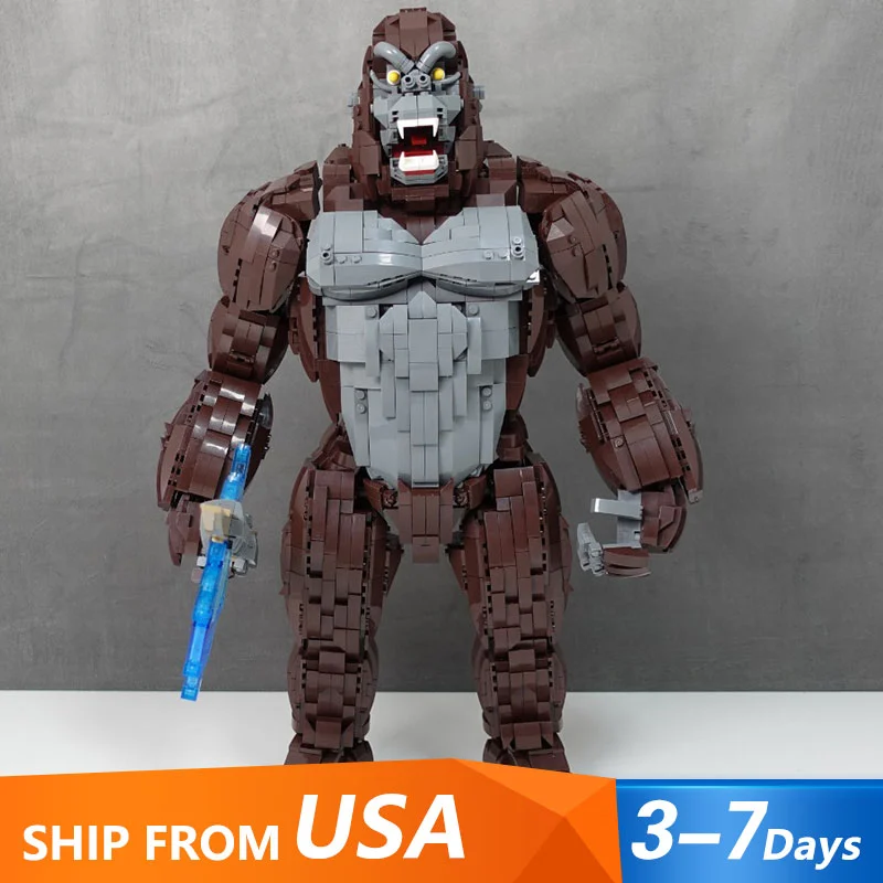 992 Movie & Games KING KONG OVERLORD Building Blocks 3000pcs Bricks Toys Model Ship From USA 3-7 Days Delivery