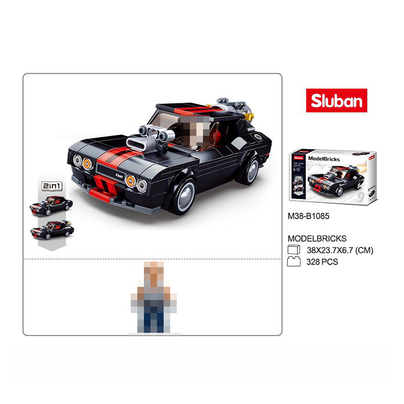 Sluban M38-B1085 Technic Racers Sports Car Building Blocks 328pcs Bricks Toys Gift From China Delivery.