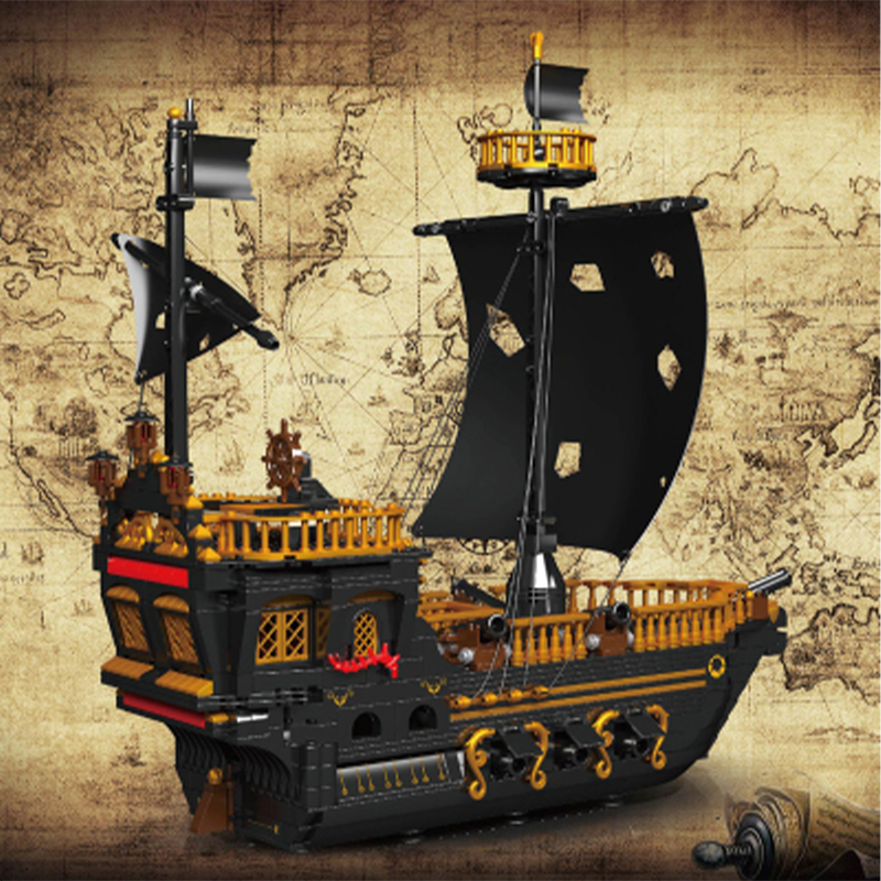 MOULD KING 13083 Pirates Seagull Ship Building Blocks Gull Boat 1288pcs Bricks Toys From China Delivery.