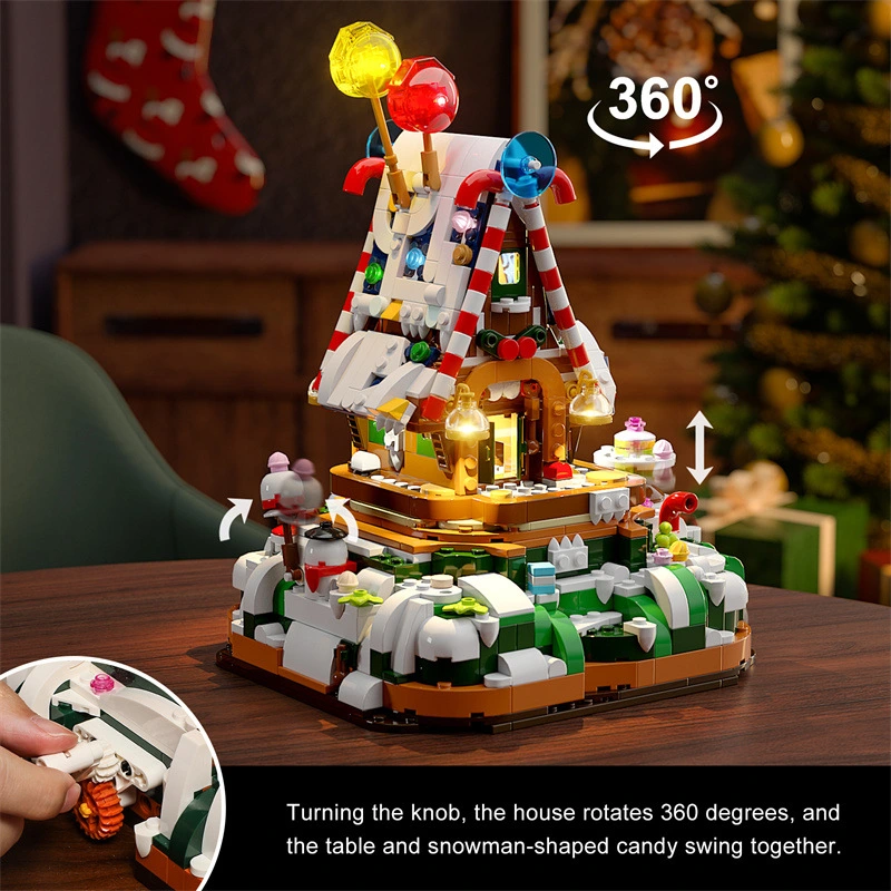 FunWhole F9009 Creator Christmas Gift Candy House Building Blocks 986pcs Bricks Toys From China Delivery.