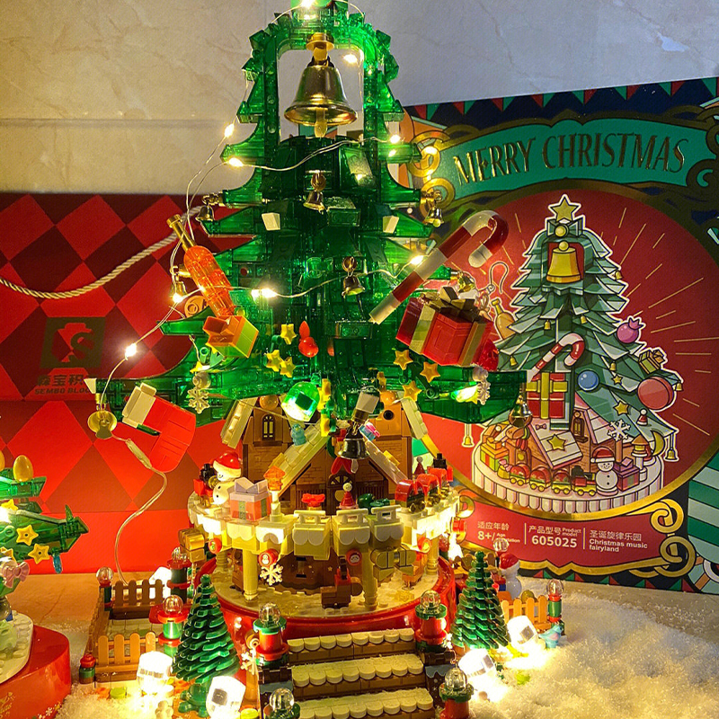 SEMBO 605025 Creator Christmas Music Fairyland Building Blocks