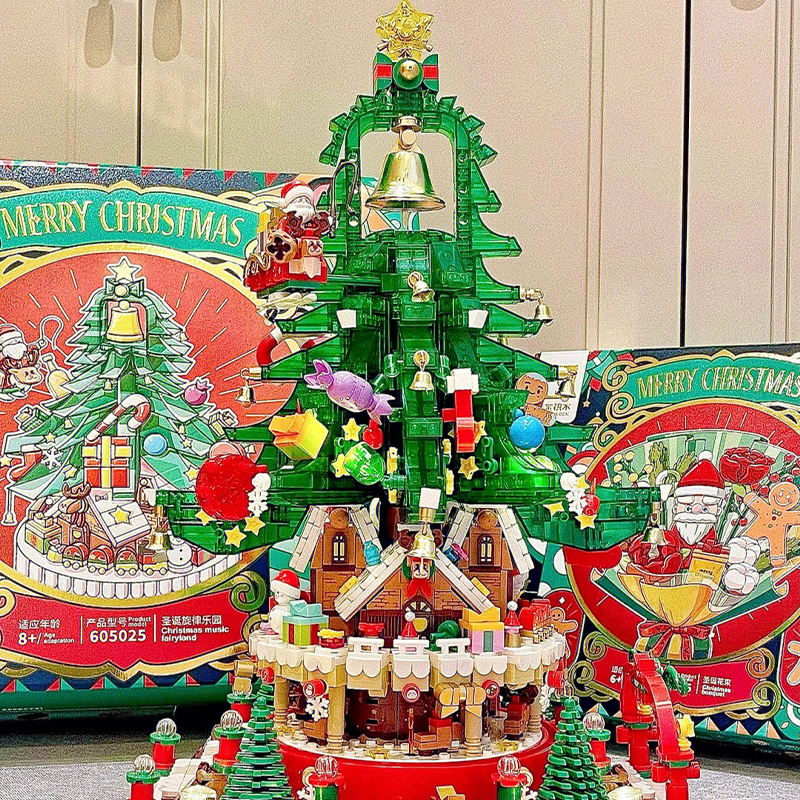 SEMBO 605025 Creator Christmas Music Fairyland Building Blocks 2963pcs Bricks Toys From China Delivery.