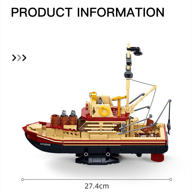 Sluban M38-B1118 The Great Shark Ship Building Blocks 592pcs Bricks Toys From China Delivery.