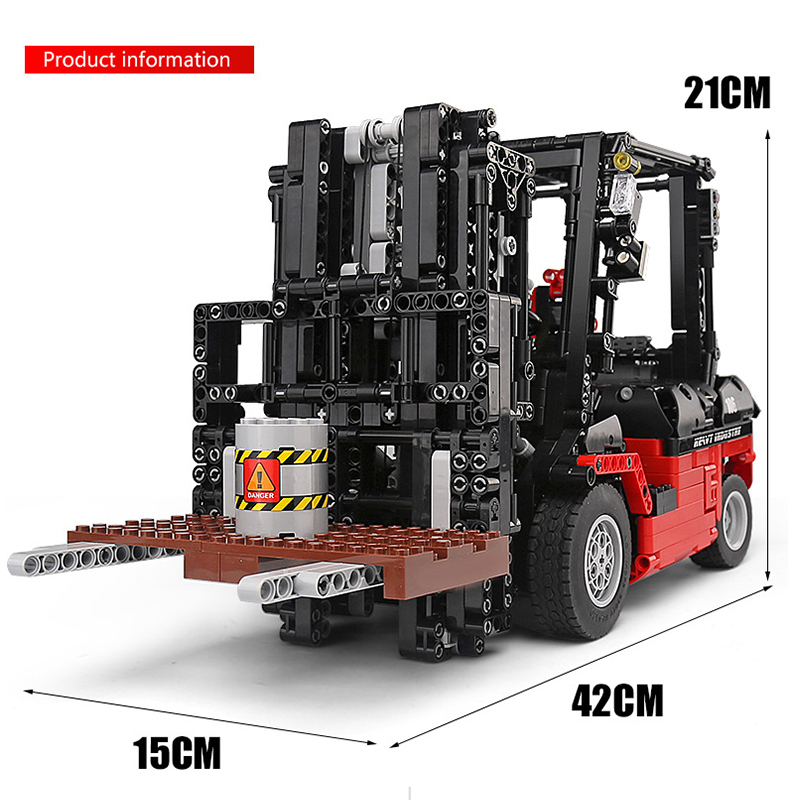 MouldKing 13106  Technic APP RC Technic Custom Forklift Mk II Building Blocks 1719PCS Bricks Toys from China Delivery.