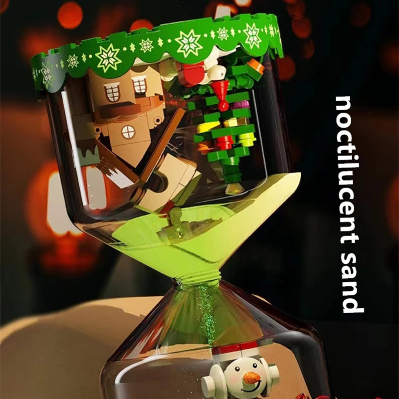 SEMBO 605027 Creator Christmas Toys Christmas Hourglass Building Blocks From China Delivery.