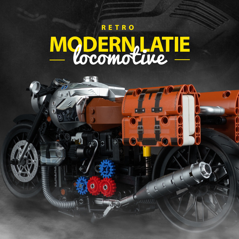 K-Box K10515 Technic Static Version BMW Latte Motorcycle Building Blocks 925pcs Bricks Toys From China Delivery.