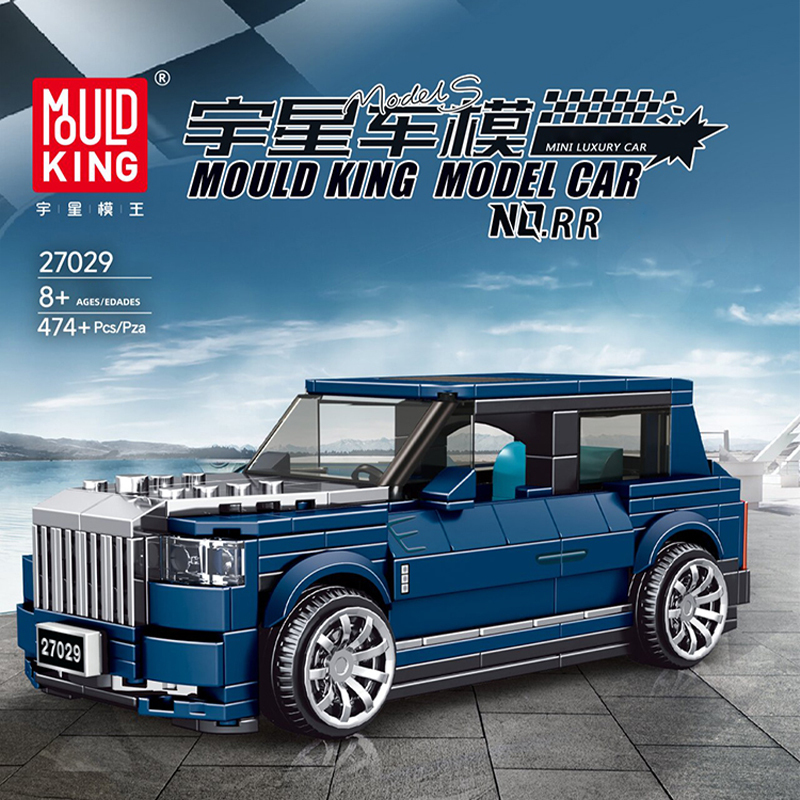 Mould King 27029 Technic No.RR Racers Car Building Blocks Speed Champions 474pcs Bricks Toys From China Delivery.