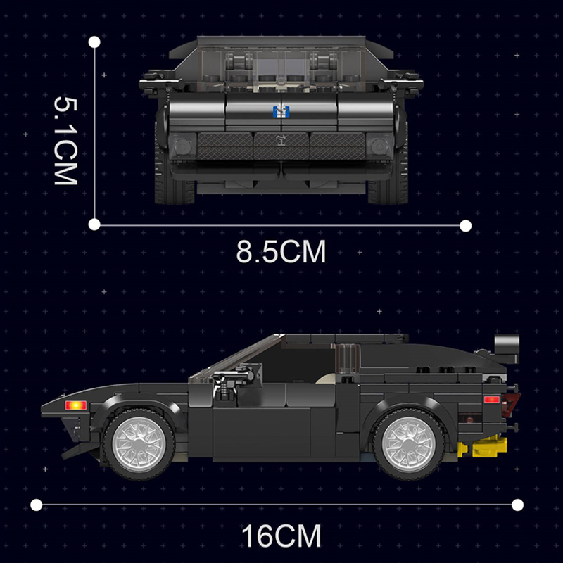 Mould King 27032 Technic GTS-5 Car Static Version Building Blocks 305pcs Bricks Toys From China Delivery.