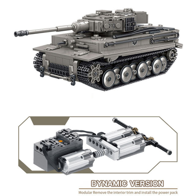 Panlos 632015 Military Tiger I Tank Building Blocks 1776pcs Bricks Toys From China Delivery.